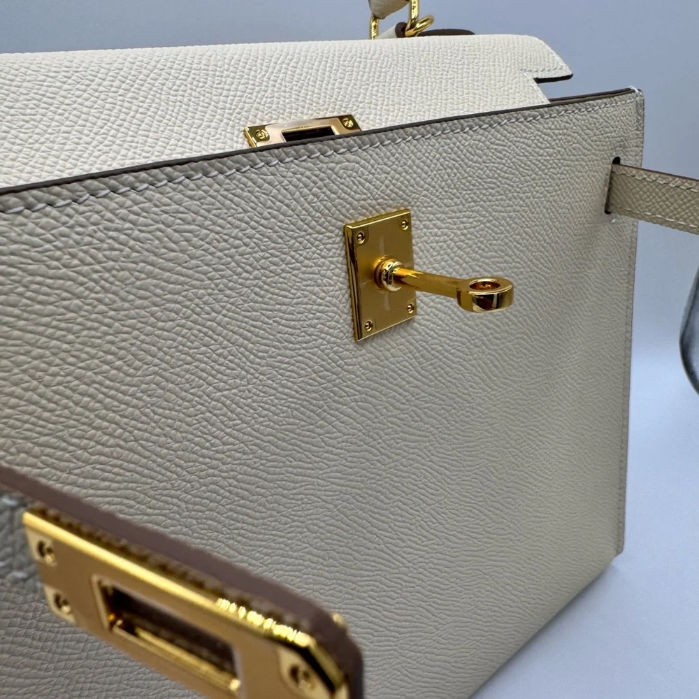 The Kinsley 25 - Vanilla Cream - Top Handle Satchel Bag